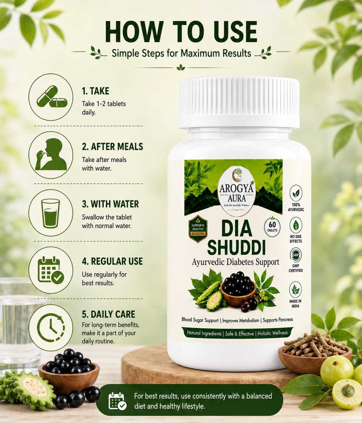Arogya Aura – Dia Shuddhi Granules